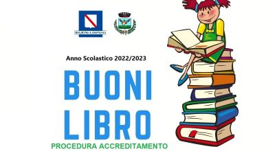 Avviso pubblico procedura per l’accreditamento delle librerie/cartolibrerie ai fini della istituzione di un albo di rivenditori autorizzati alla fornitura gratuita dei libri di testo agli alunni della scuola primaria e secondarie – anno scolastico 2022/2023