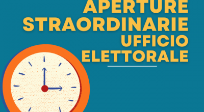 Elezioni Politiche 2022 – ORARIO DI APERTURA AL PUBBLICO DELL’UFFICIO ELETTORALE