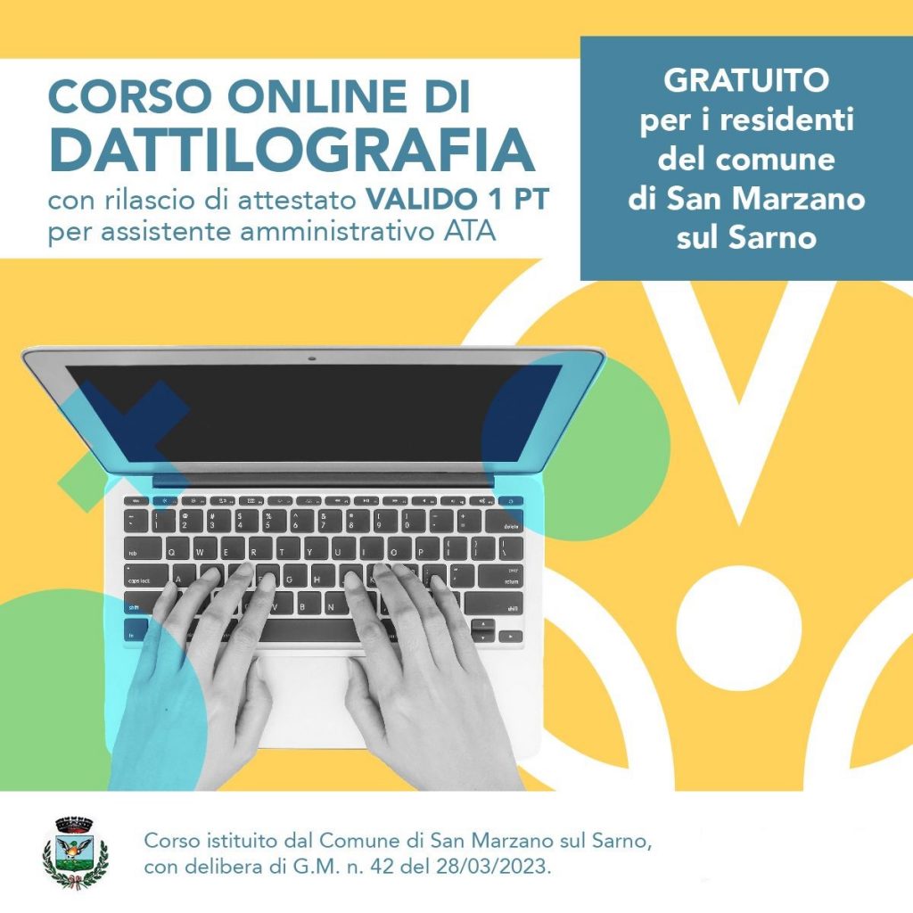 Avviso Pubblico Istituzione Corso Dattilografia