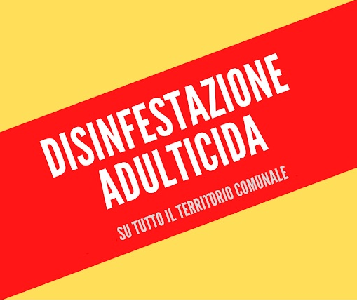 AVVISO ASL : In data 10/05/2024 avrà inizio il trattamento di disinfestazione adulticida
