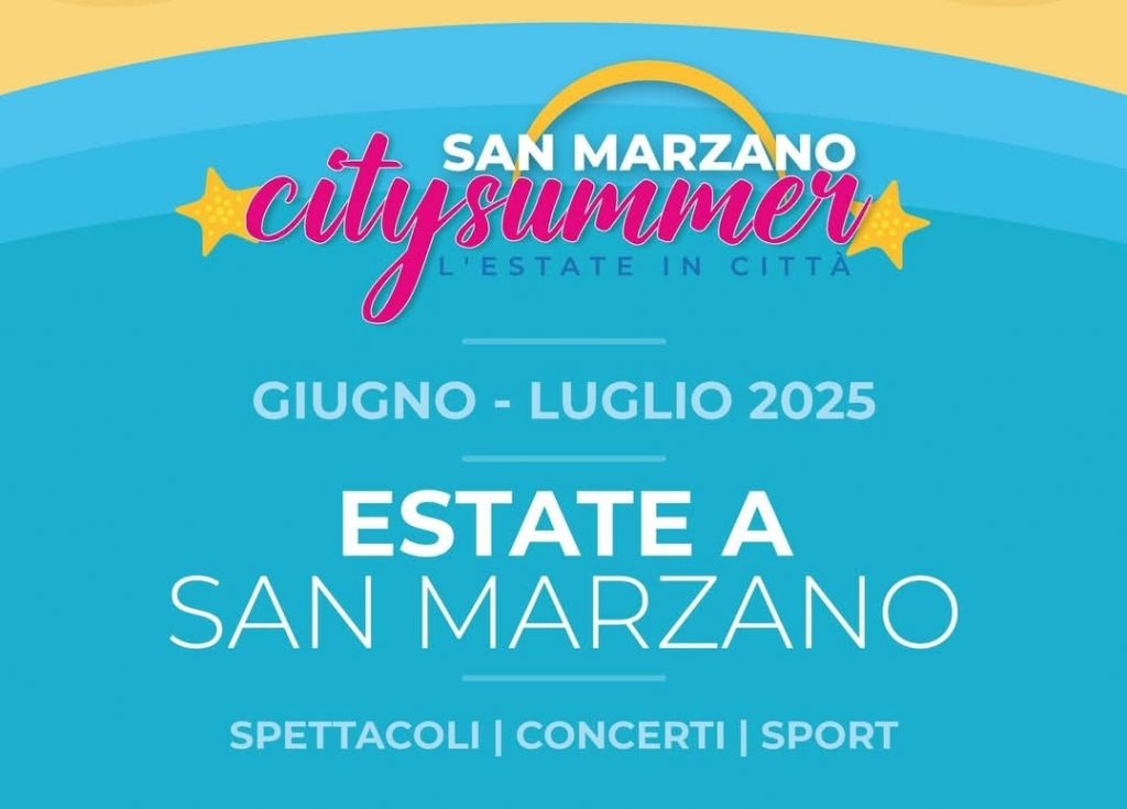 Estate a San Marzano 2025 – Calendario Eventi Luglio